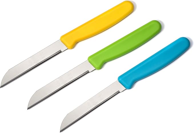 Alfi All-Purpose Knives Aerospace Precision Pointed Tip - Home And Kitchen Supplies - Serrated Steak Knives Set | Made in USA (Multicolor) - Image 3