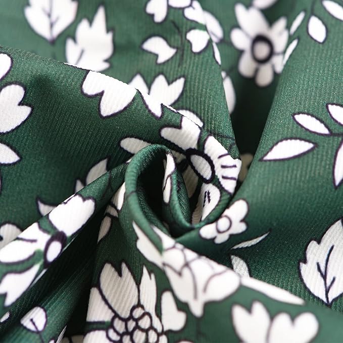 Pinknoke Vintage Pinafore Apron Dress for Women with Pockets Cute Floral Chef Aprons for Kitchen Cooking Baking Gardening - Image 8
