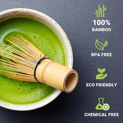 Bamboo Matcha Whisk 80/100/120 Prong, Traditional Japanese Chasen Matcha Stirrer -Authentic Japanese Bamboo Whisk For Matcha Tea (100prongs) - Image 2