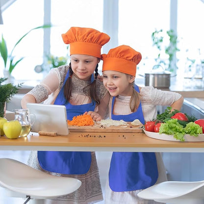 KUUQA 16/24/30/36/40Pcs Kids Apron Painting Aprons for Kids, Kids Paint Apron Art Smock for Classroom Painting Party Supplies