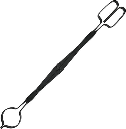Rocky Mountain Goods Firewood Tongs - Reinforced Wrought Iron for Extra Strength - 26” - Grabber for up to 12” Thick Logs - Log - Rust Resistant Finish for Indoor/Outdoor Use (1) - Image 2