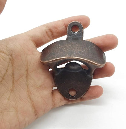RONYOUNG 12PCS Wall Mounted Bottle Opener Vintage Beer Bottle Opener Suitable for Bars KTV Hotels Homes (Red Bronze) - Image 5