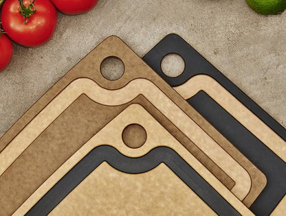 Epicurean Gourmet Series Cutting Board with Juice Groove 14.5-Inch by 11.25-Inch, Slate/Natural | (Pack of 2) - Image 7