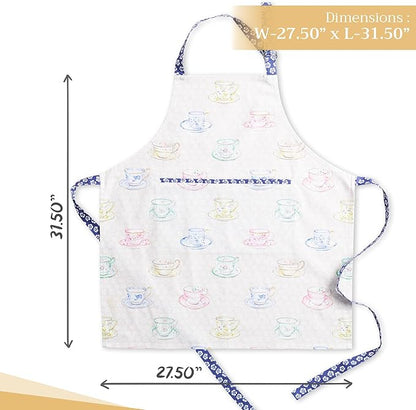 Maison d' Hermine 100% Cotton Apron for women with Pocket Kitchen Chef Apron for Men Cooking Mothers Day Gifts - Image 4