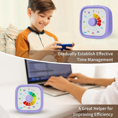 Potty Training Timer- Replace Potty Watch for Toddler Girls Boys, 60-Minute Countdown Viaul Timer with Ring Vibration Reminder for Kids Cultivate The Sense of Time Get to Know Time