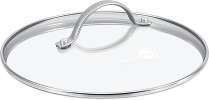 GreenPan Glass Lid with Stainless Steel Handle, 9.5", Silver