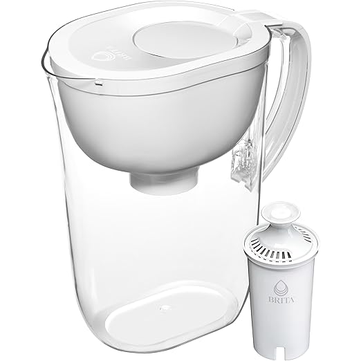 Brita Large Water Filter Pitcher for Tap and Drinking Water, Includes 1 Standard Filter, BPA-Free, Lasts Two Months, 10-Cup Capacity, Bright White - Image 12