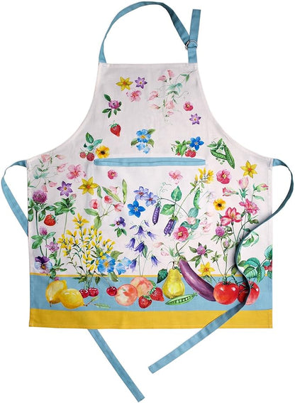 Maison d' Hermine 100% Cotton Apron for women with Pocket Kitchen Chef Apron for Men Cooking Mothers Day Gifts by MaisondHermine