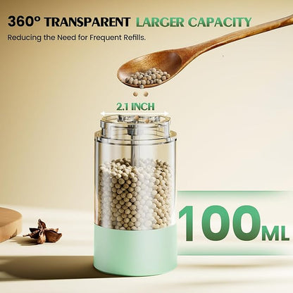 Electric Salt and Pepper Grinder Set Automatic Battery Pepper Mill Shakers Adjustable Coarseness Upgraded Larger Capacity with Led Home and Kitchen Appliances Birthday Gifts for Women Mom - Image 4