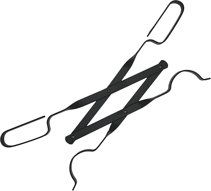 Rocky Mountain Goods Firewood Tongs - Reinforced Wrought Iron for Extra Strength - 26” - Grabber for up to 12” Thick Logs - Log - Rust Resistant Finish for Indoor/Outdoor Use (1) - Image 3