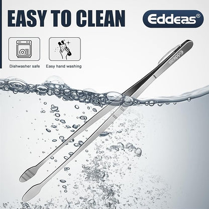 Eddeas Kitchen Tweezers Tongs, Cooking Tweezers Stainless Steel - 3 Size 12'' 10'' & 8 inch Ideal for Meat, pasta, plating and pinching delicate small pieces of food, Set of 3 - Image 9