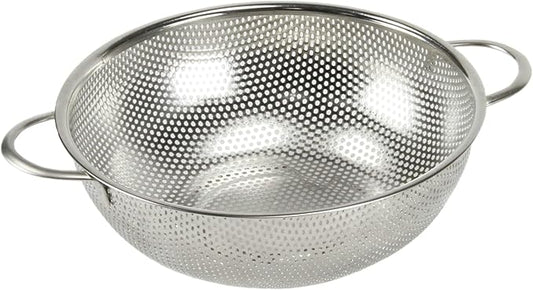 Chef Craft Select Micro-Perforated Colander, 2.5 quart, Stainless Steel