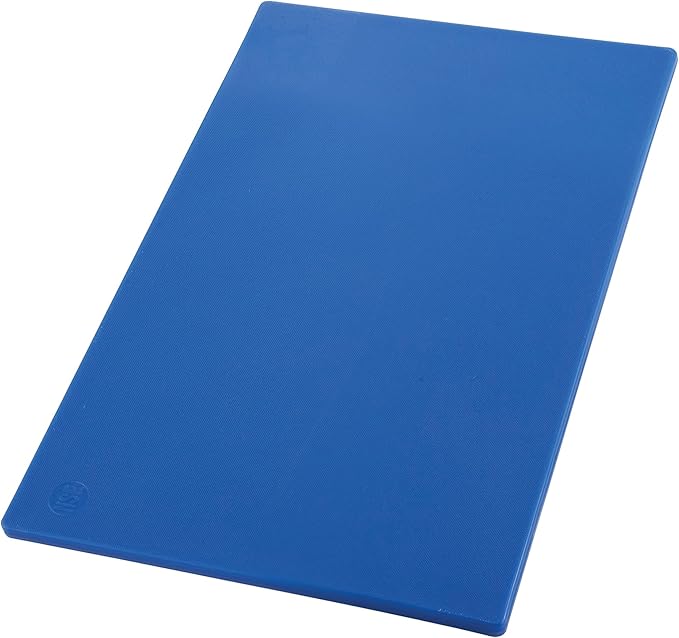 Winco Cutting Board, 12 x 18 x 1/2-Inch, Blue by Winco