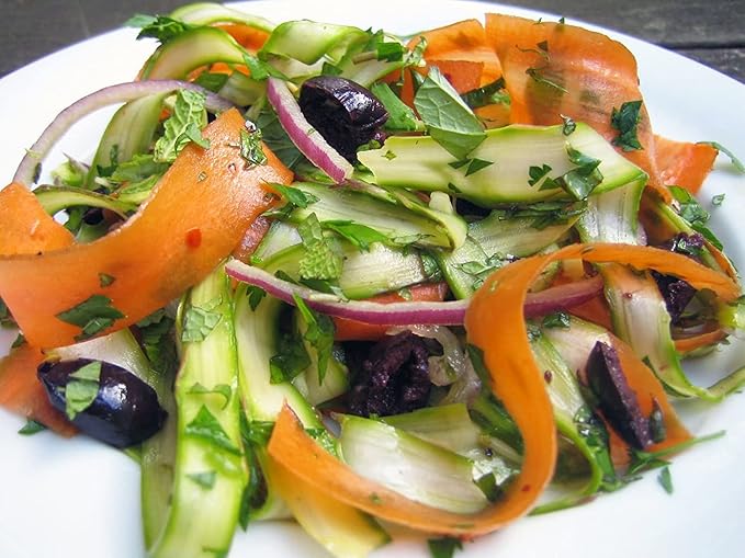 Zittop 2 Premium Ceramic Blade Vegetable Peelers for Carrot, Potato, Zucchini, Cucumbers & Veggie Slicing, Shave Hard Cheese Easily. Thick Noodles & Fun Curls. - Image 5
