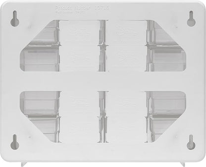 Akro-Mils 16-Drawer Plastic Drawer Storage Cabinet for Garage Organization, Beads, Makeup Organizer, Building Bricks Storage, Teacher Toolbox, 10-1/2-Inch W x 6-1/2-Inch D x 8-1/2-Inch H, 10116 White - Image 8