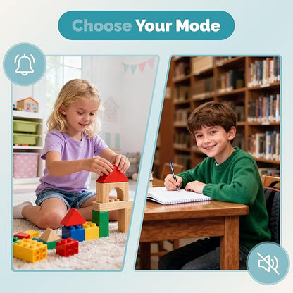 KADAMS Pomodoro Cube Timer Productivity Visual Timer - 5/10/25/50 Min Rotating Countdown (1, Blue)