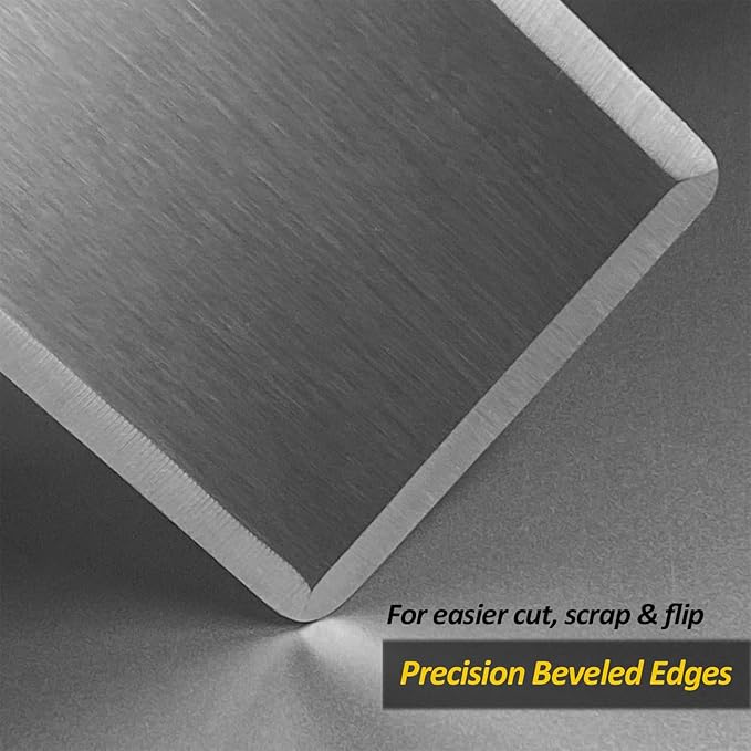 Stainless Steel Metal Spatula, Long Griddle Spatula, Hamburger Smasher Turner Scraper - Pancake Flipper - BBQ Turner and Flat Top Griddle Fliiper - Commercial Grade,3x8 inch - Image 3