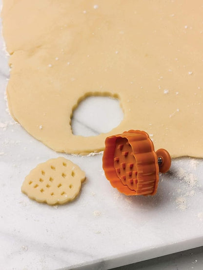Fox Run Harvest Autumn Leaves 2" Pastry/Cookie/Pie/Fondant Stampers and Cutters, 4-Piece Set, Multicolor
