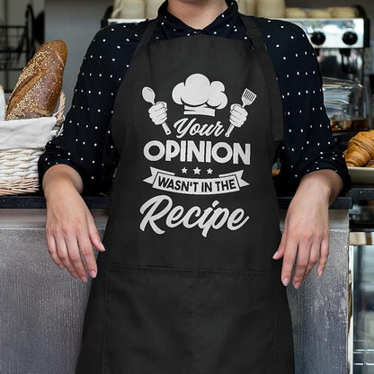 SANDJEST Funny Mens Aprons with Pockets for BBQ Grilling Cooking Grandpa Husband Apron for Birthday Christmas Father's Day