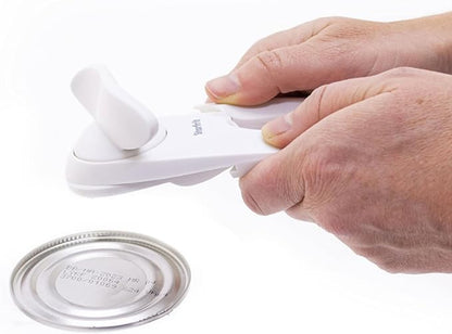 Starfrit Little Beaver Can Opener - Safe - Holds and Leaves No Sharp Edges on Lid - Comfort Grip - 3 year warranty - White - Image 7