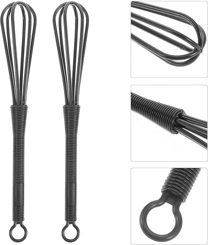 Ipetboom Small Plastic Whisks: 5pcs Mini Whisk for Hair Dye Color Mixing Hairdressing - 6.76X0.98in Versatile Kitchen Utensil Egg Beater for Blending Stirring Cooking Baking Versatile Tools - Image 6