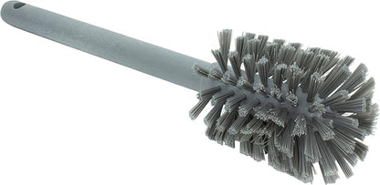 SPARTA 12 Inch Bottle Brush with Polyester Bristles and Plastic Handle, Color Coded, Large Round Head Cleaner for Bottles Jars and Food Service Equipment, Gray