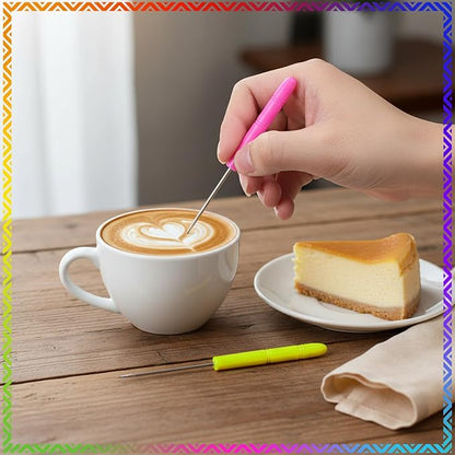 TIESOME 24Pcs Sugar Stir Needle Scriber Needle Biscuit Icing Pin DIY Baking Pin Stainless Steel Pin Cake Decorating Needle Tool