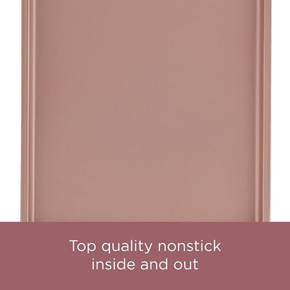 Farberware Nonstick Bakeware Meatloaf/Nonstick Baking Loaf Pan - 9 Inch x 5 Inch, Rose Gold