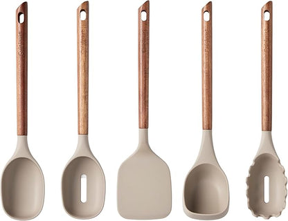 Cuisinart AcaciaFusion Set of 5 Tool Set - Tan by Cuisinart