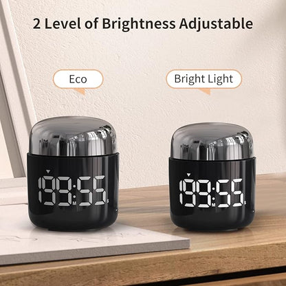 Digital Kitchen Timer,Countdown Countup Timer with Large LED Display Volume Adjustment,Timer for Cooking, Classroom Time for Kids and Teachers. (Silver) - Image 3