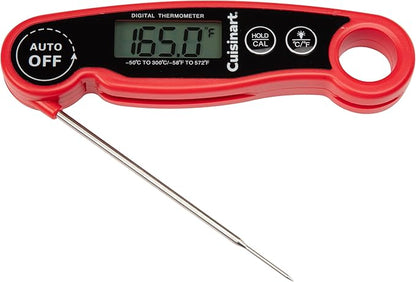 Cuisinart LCD Digital Instant Read Thermometer, Water Resistant Meat Thermometer for Home & Grill, Digital Grill Thermometer with Calibration & Backlight, Home Gadget, BBQ, Smoker, Oil Fry & Candy - Image 7