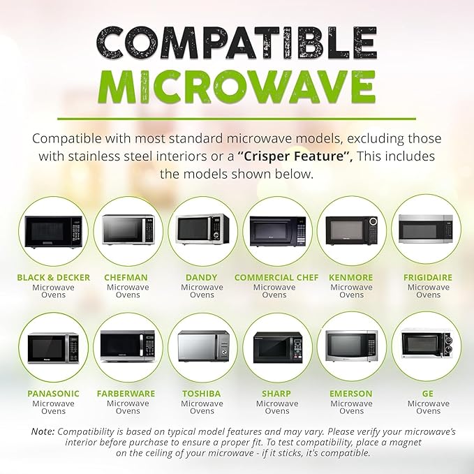 HOVER COVER Magnetic Microwave Splatter Cover with High Power, Strongest Magnetic Grip, Collapsible 12-Inch BPA-Free Food Lid, Vented Plate Guard, Dishwasher Safe, Space-Saving Storage - Gray - Image 7