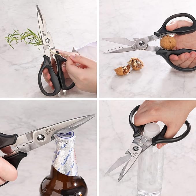 Cangshan 503343 9-inch Heavy-Duty Come-Apart Kitchen Shears with Guard - Image 5