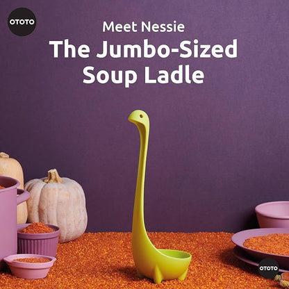 OTOTO The Original Nessie Soup Ladle - Funny Kitchen Gadgets, Loch Ness design, Cooking Gifts for Mom - Cute and Practical Kitchen Utensils - Unique Gifts for Women - Image 3