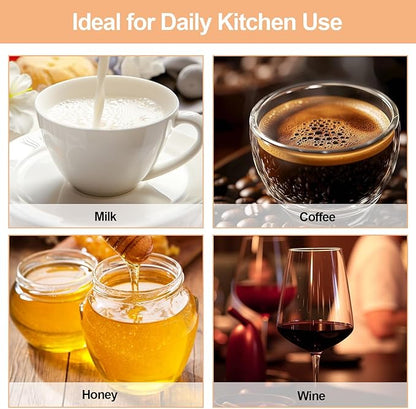 Ultra-Fine Nylon Mesh Strainer- Mini Kitchen Colander for Coffee, Milk, Yogurt, Juice - Non-Slip Handle & Hanging Hole (120 Mesh)