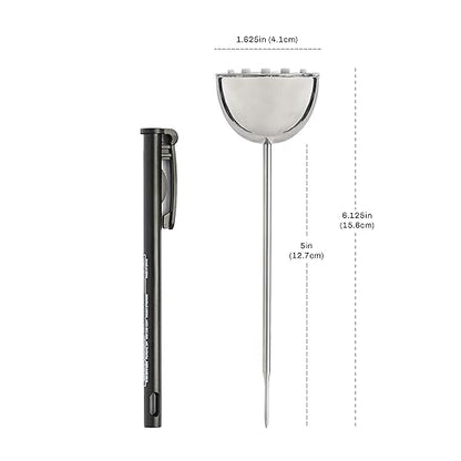 CDN Waterproof Digital Thermometer Long 4.75" Stem, NSF Certified, Ideal for for Bread Baking, Cooking, Brewing - DTQ450X - Image 10