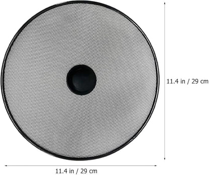 Amosfun 11.4 Inch Oil Splash Guard Splatter Screen for Frying Pan and Pot Mesh Cover Grease Splatter Shield Cooking Kitchen Accessory