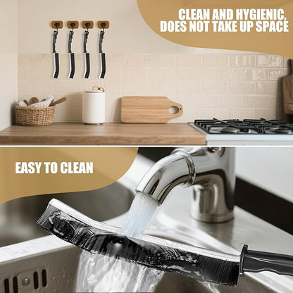 Household Gap Cleaning Brush Set, Grout Cleaner Brush, Hard Bristle Crevice Cleaning Tool, Deep Cleaning of Kitchens and Bathrooms' inaccessible Corners and Recesses （15Pcs）