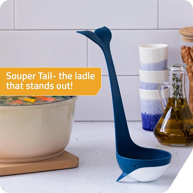 Peleg Design Souper Tail Soup Ladle - Ideal for Cooking, Serving Soup, Stew, and more – Fun and Decorative Ladle Spoon during Meals or Gatherings - Image 2