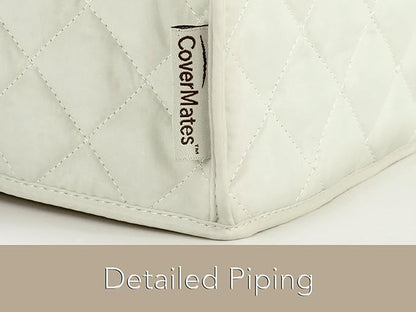 Covermates Keepsakes Mixer Cover Dust Protection - Stain Resistant - Washable Appliance Cover, Cream