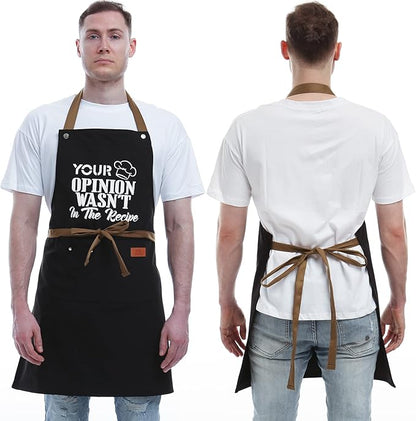 Gifts For Men, Women, Father's Day Gifts, Gifts for Dad, Husband, Boyfriend, Brother, Mom, Wife, Girlfriend, Unique Birthday Gifts, Humor Apron for friends,Bff, Kitchen Chef Aprons Baking Gifts