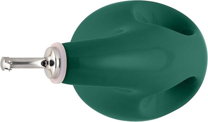 Rachael Ray Solid Glaze Ceramics EVOO Olive Oil Bottle Dispenser with Spout - 24 Ounce, Dark Green - Image 4