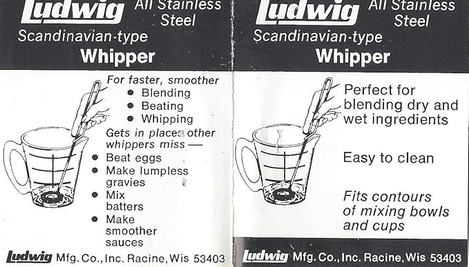 Whisk Mixer (Large Whipper) 100% Made in the USA - Image 2