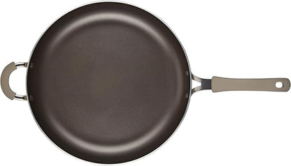 Rachael Ray Cook + Create Nonstick Frying Pan/Skillet with Helper Handle, 14 Inch - Almond - Image 10