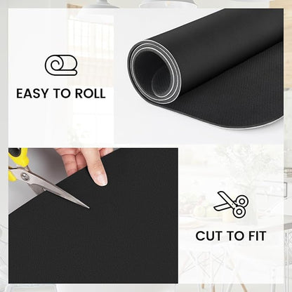 WISELIFE Dish Drying Mat Super Absorbent Drying Mat Large Dish Drying Mats for Kitchen Counter Easy Clean Dish Mat Kitchen Drying Mat16"x 24" Classic Black - Image 5