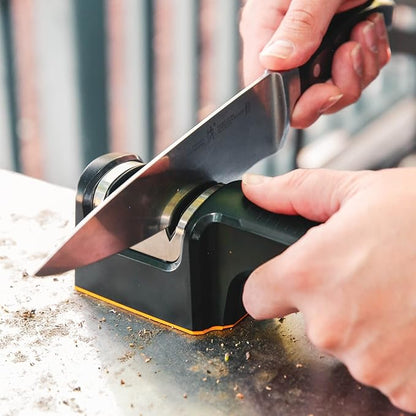 Work Sharp Pull Through Kitchen Knife Sharpener - Compact - Chef, Scissor, Paring, & Serrated Knives - Image 6