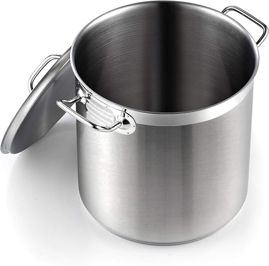 Cooks Standard Stockpots Stainless Steel, 11 Quart Professional Grade Stock Pot with Lid, Silver by CooksStandard