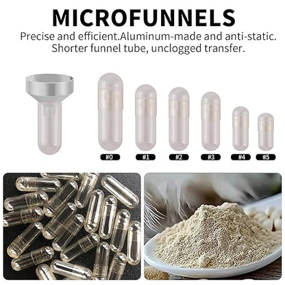 Small Metal Funnels Mini Funnel 8 Size Tiny Bottle Funnel, Miniature Atomizers, Flask, Perfume, Essential Oil, Powder, Micro Pet Capsule, Spice Jar - Image 4
