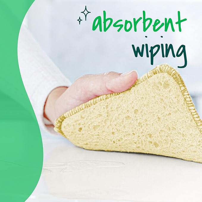 Scotch-Brite Dobie Scrub & Wipe Cloths,Sponge Cloths for Cleaning Kitchen,Bathroom,and Household,Dobie Scrub and Wipe Cloth Absorbs-and Doesn't Scratch,2 Cleaning-Cloths,(Pack of 12) - Image 8