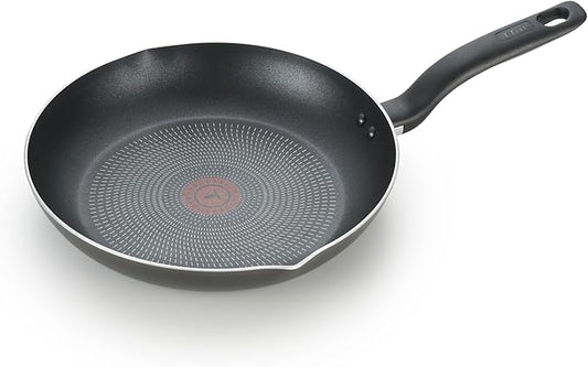 T-fal Initiatives Nonstick Fry Pan 10.5 Inch Oven Safe 350F Pots and Pans, Dishwasher Safe Black